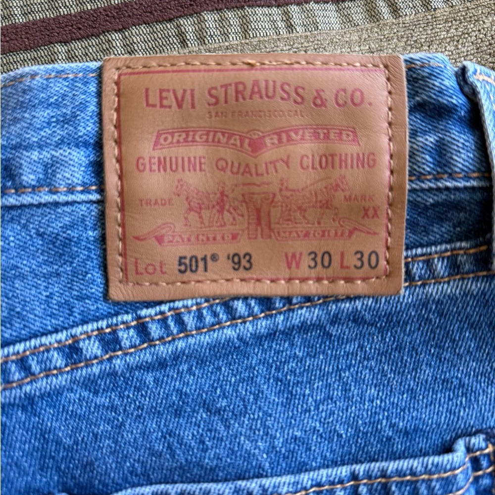 Levi's Blue Straight Jeans Classic Design